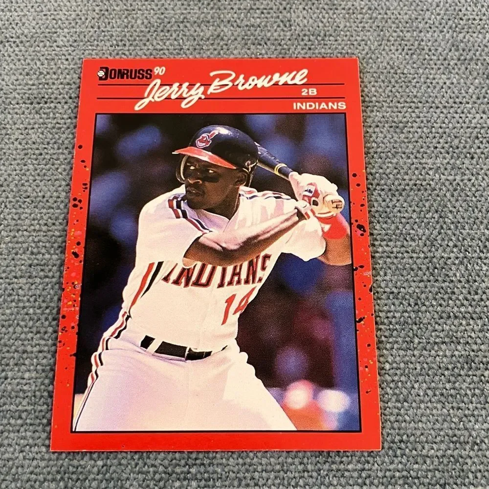 1990 Donruss Cleveland Indians Baseball Card Trading Card